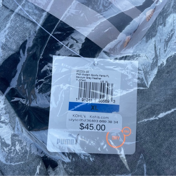 NWT Mens Puma Modern Sports Pants size XL - Picture 3 of 6